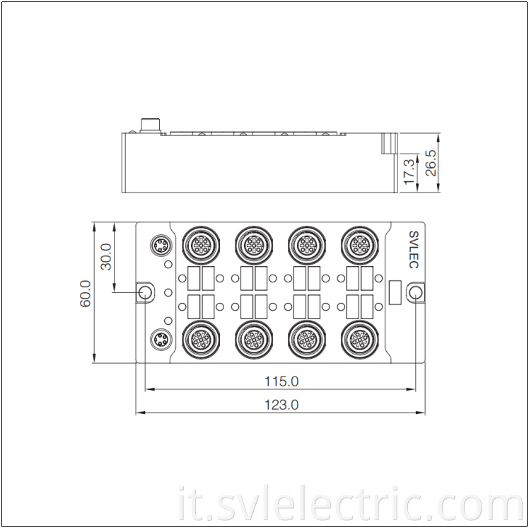 Ethernet 8 Port Switches Size